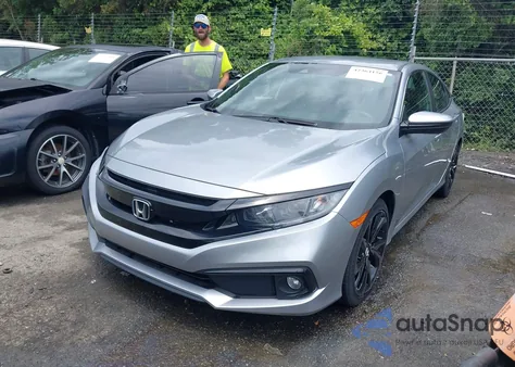 2020 Honda Civic Sport из США, поврежденный, VIN 2HGFC2E89LH559057